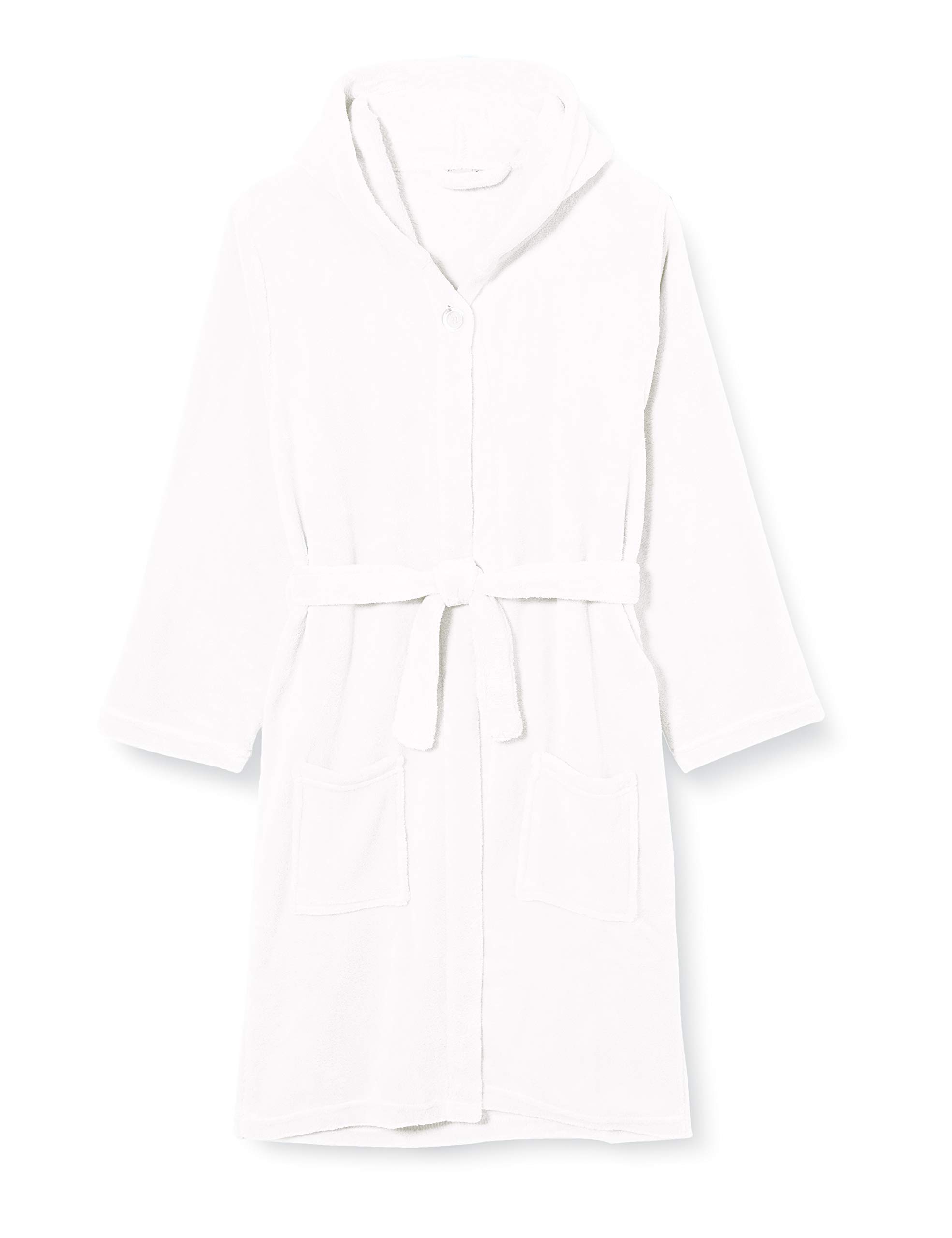 Playshoes Unisex Kids Fleece Dressing Gown 340104, 2 - Natural, 110-116