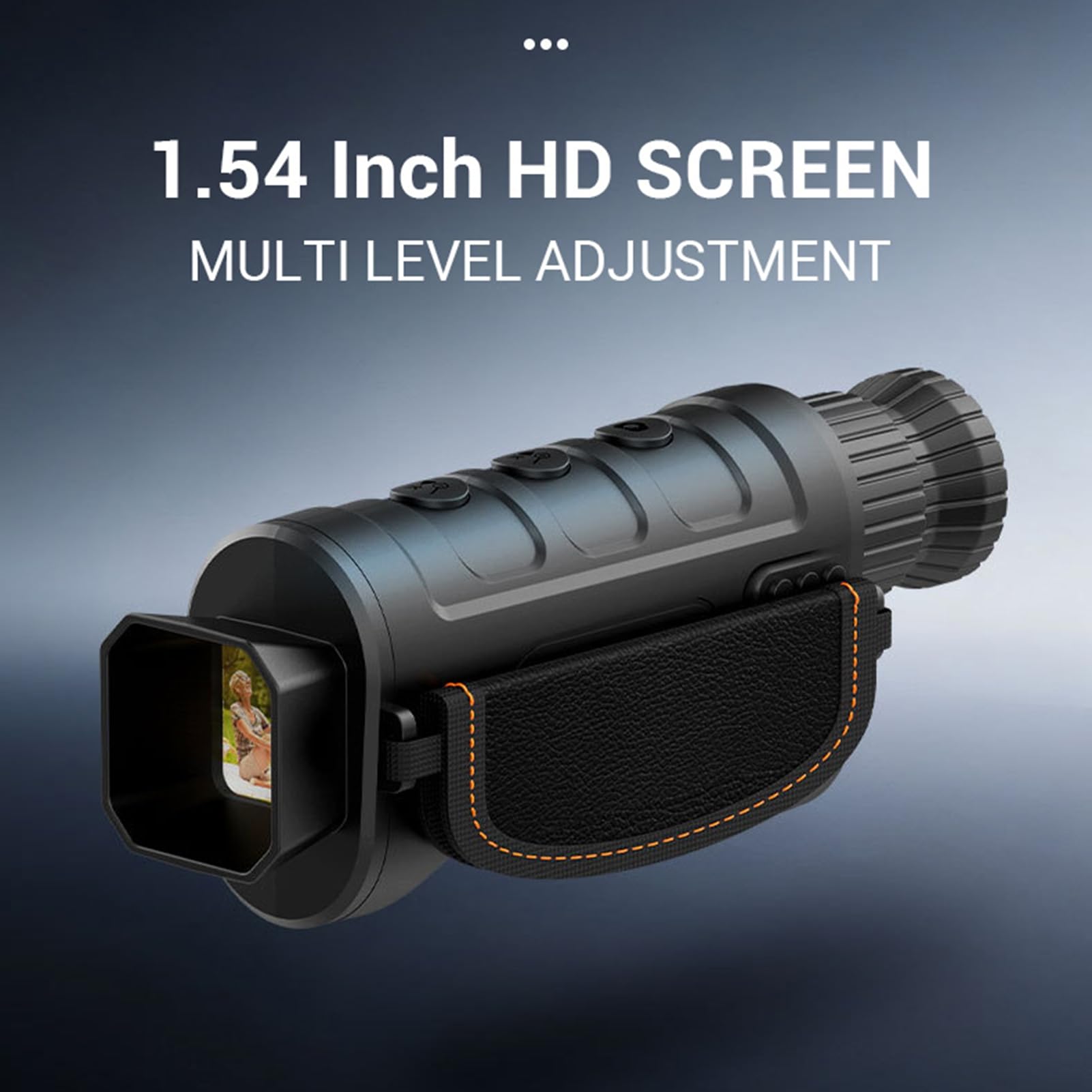 Telescopio Monoculare Digitale, Monoculare con Zoom 1080P HD 16X con Foto da 12 MP, Batteria da 2500 MAh, per Birdwatching Campeggio Escursionismo Viaggi