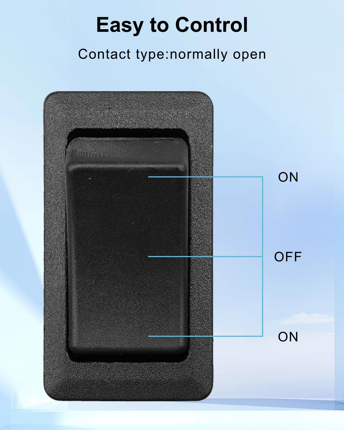 Snapklik.com : 6 Pin Rocker Switch Replace HY60B, ON-Off-ON Push Button ...