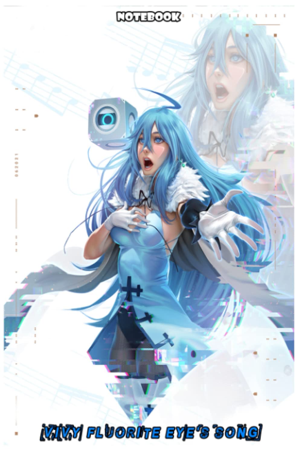 vivy fluorite eye's song notebook: Japanese Anime & Manga Notebook, Anime Journal, (120 lined pages with Size 6x9 inches) Anime Fans Paperback – 15 March 2022
