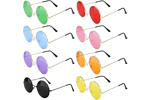 ONESING Round Hippie Sunglasses: Embrace the Psychedelic Spirit