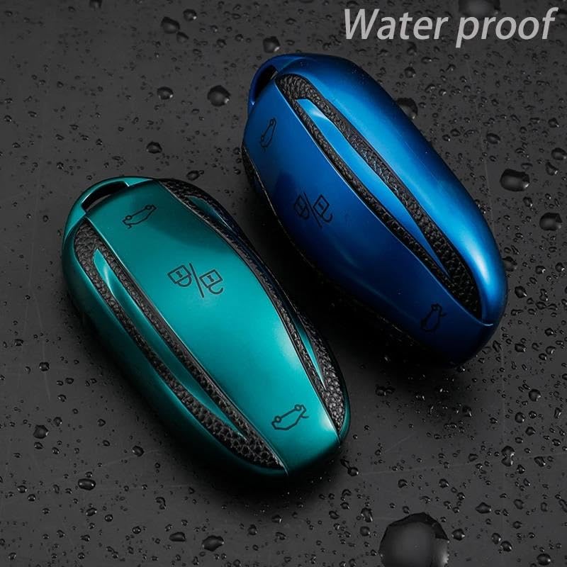 Housse de clé Tesla Model X rouge avec étui protection TPU - 5