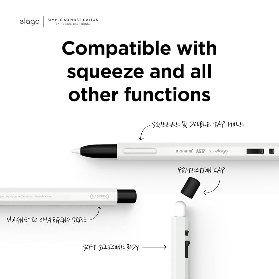 Amazon | 【elago】 Apple Pencil 第2世代 対応 ケース MONAMI
