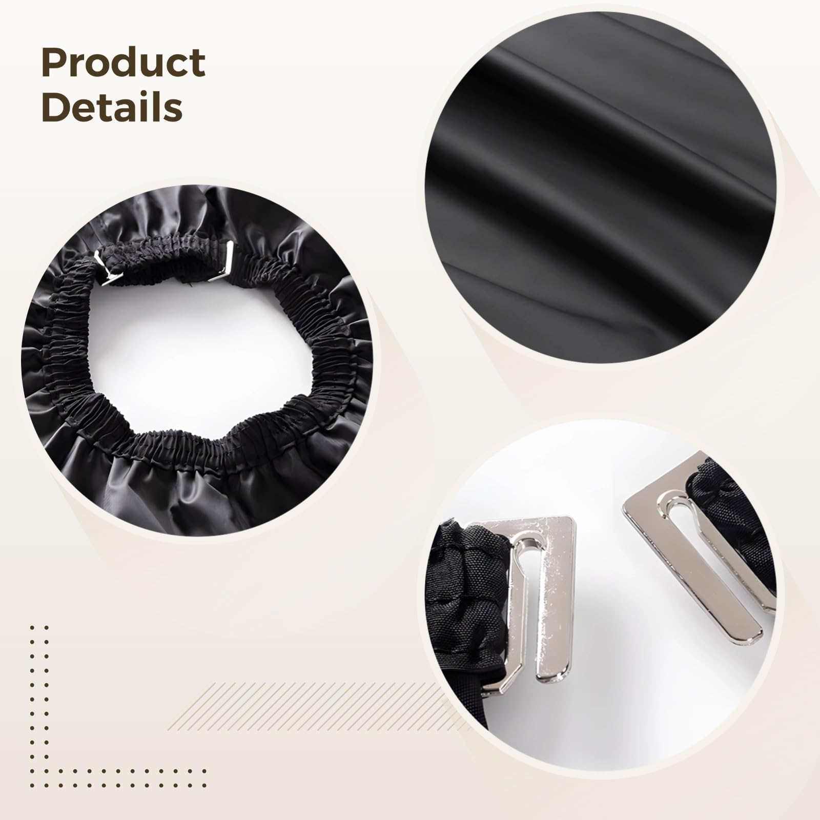 5er Pack Friseurumhänge wasserdicht, für Friseure, professionelle Salonumhänge, 63 x 55 Zoll, verstellbare Metall-Druckknöpfe, leicht, gegen statische Aufladung, bequem, für Färben, Schneiden, Styling