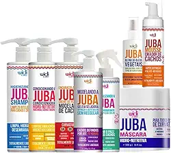 Kit Widi Care Juba Completo 8 Produtos Vegano Creme Pentear Encaracolando Cabelo Tratamento