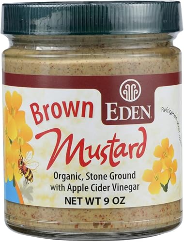 Mostaza marrón orgánica 9 onzas (caja de 3)