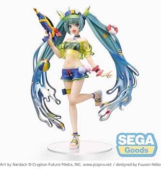 初音ミク　スーパープレミアムフィギュア　 スプラッシュ　ナチュラル　リボン 初音ミク スーパープレミアムフィギュア スプラッシュ