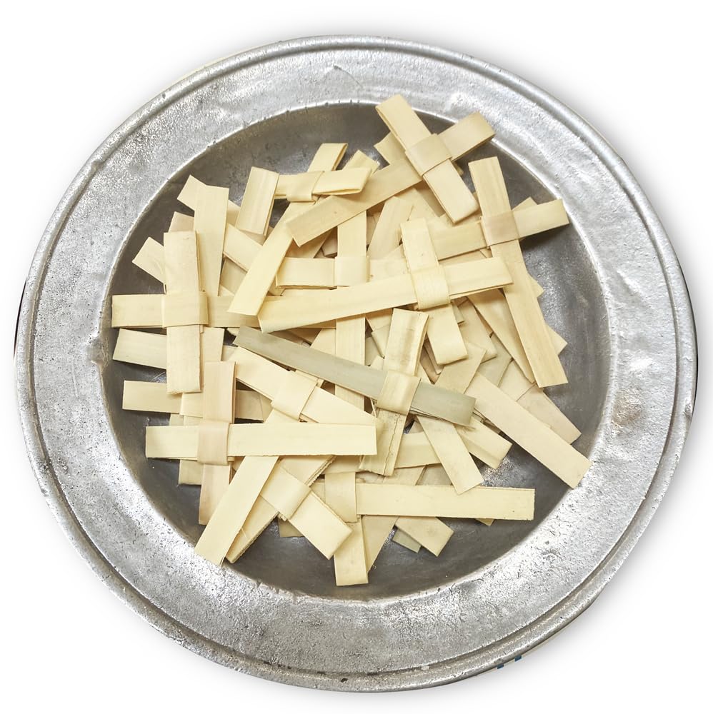 F.A. Dumont Hand Made Mini Palm Sunday Palm Crosses - Pack of 50-3