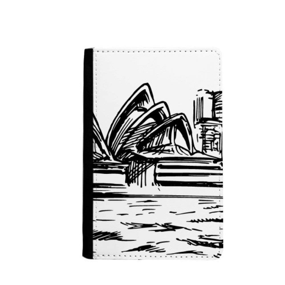 Porte-cartes de voyage Sydney Opera rigide bleu pour éviter de perdre ses badges