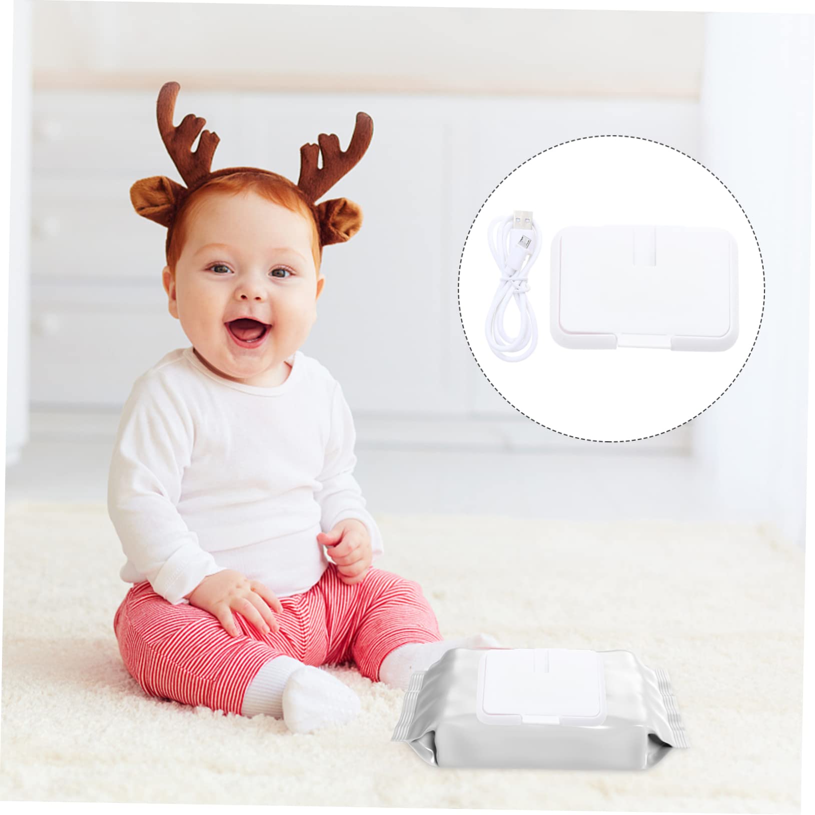 1pc Wipe Warmer Wet Tissue Warmer Baby Supplies Baby Heating Machine Heater Wet Tissue Heater Kids Wipes Tissue Warmer