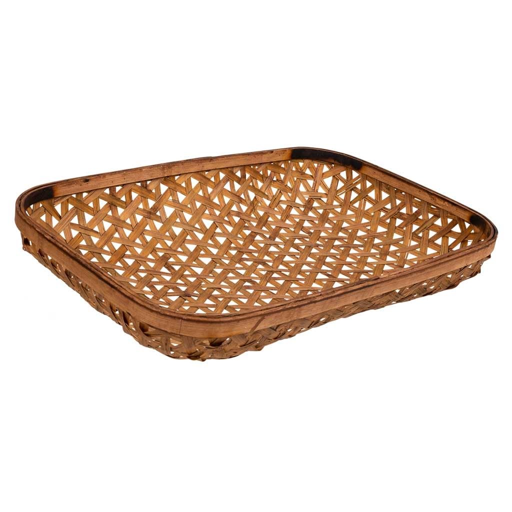 WANDERLUST DECO Bandeja de bambú Marrón 61x40x8,5
