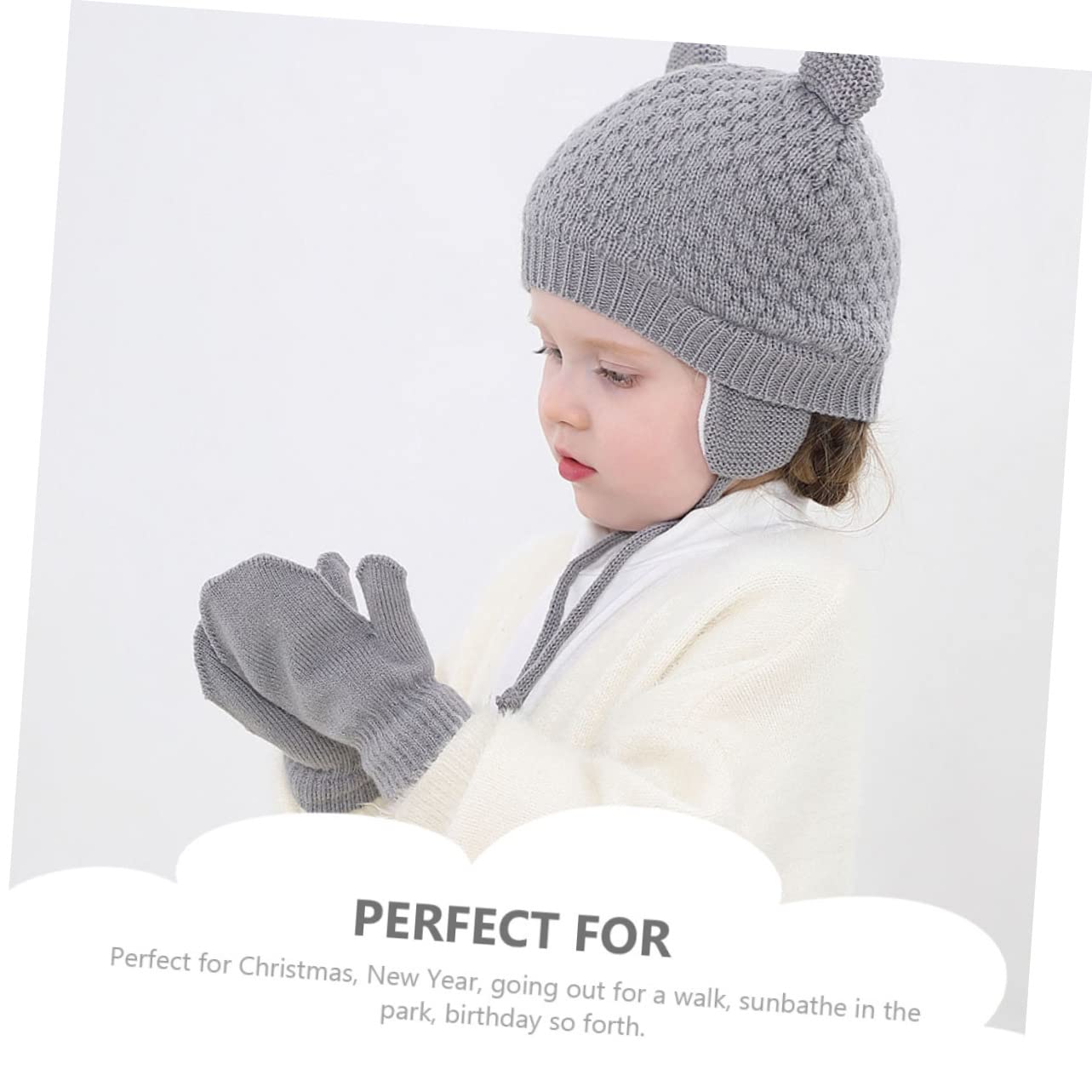 Lot De 3 Bonnets Tricotés Pour Enfants Pour Bébé Bonnets Tricotés Pour Garder Chaud Fournitures Pour Bébé Adorables Bonnets Chauds Pour Nouveau-nés