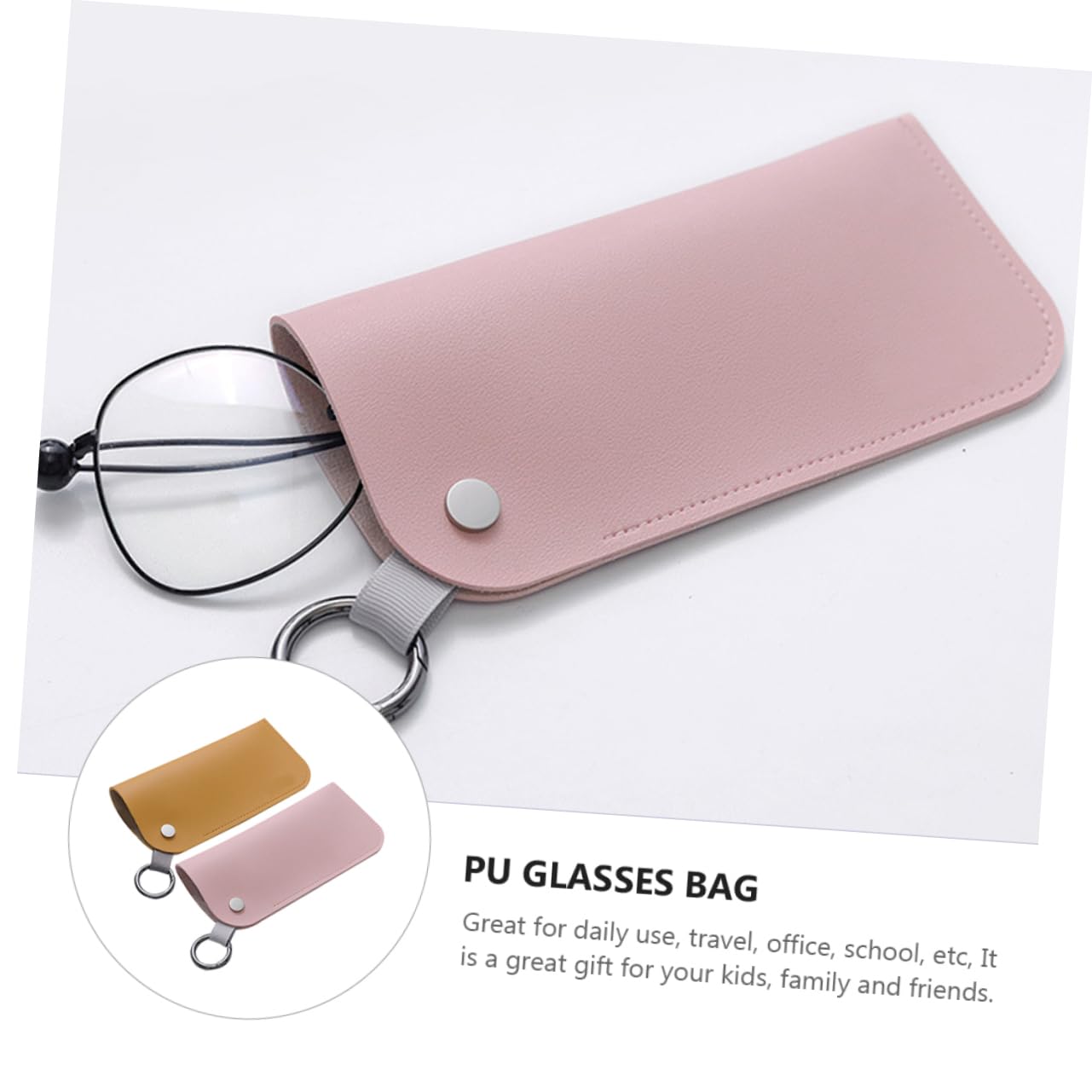 minkissy Brillenetui Brillen Sonnenbrillen Organizer Schlanke Tasche Tragetasche Für Sonnenbrillenetuis Sonnenbrillenetui Hartschale Weiche Sonnenbrillen Damen Dünne Brillen