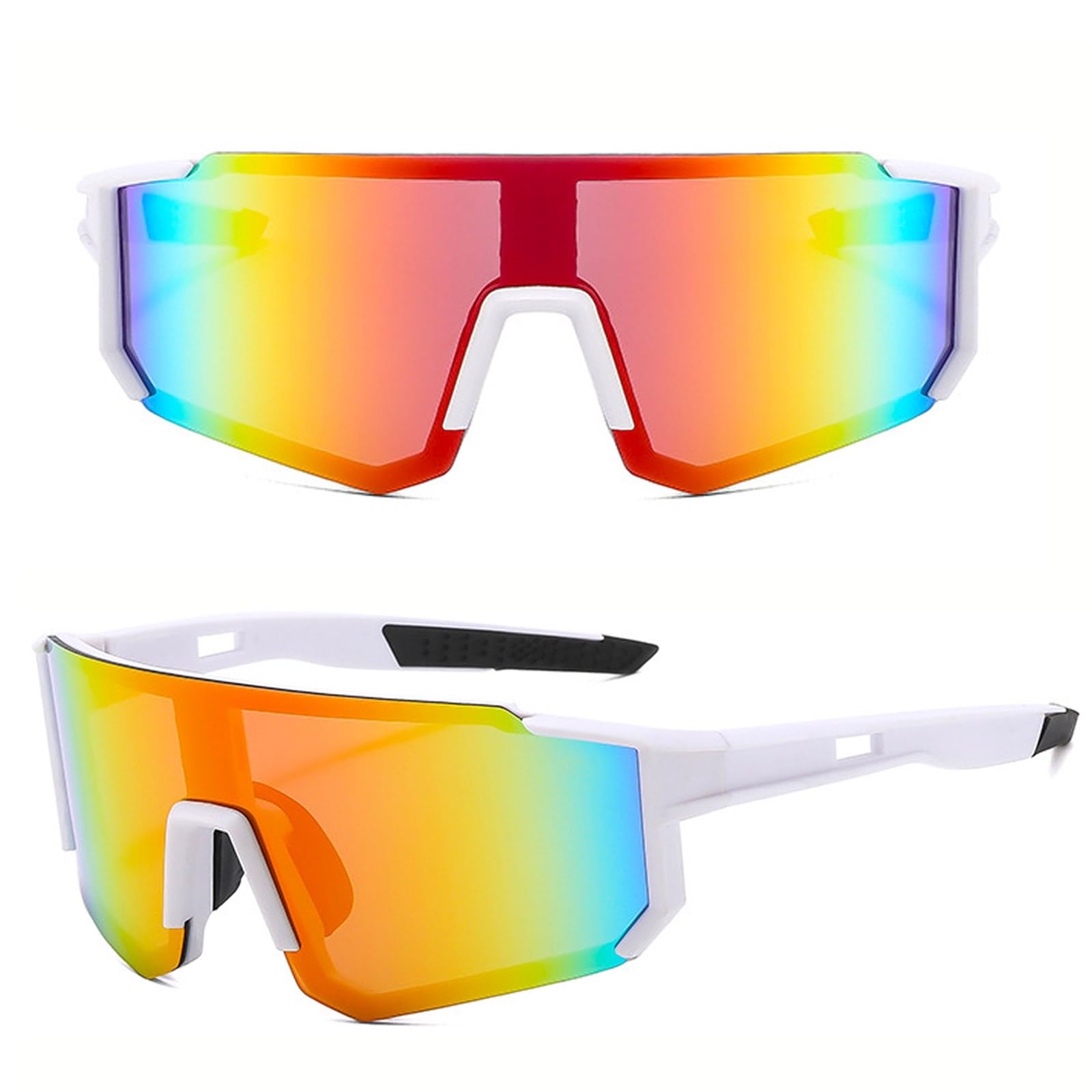 MUSELK Sports Sunglasses Men Women Cycling Glasses Sunglasses Polarised Sunglasses for Outdoor Activities MTB Road Bike Cycling Biking Ski Sunglasses with UV400