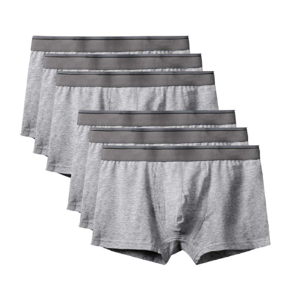 Uomo Slip Pantaloncini da Uomo Taglie Forti da Uomo in Cotone Sexy di Moda Mutande da Uomo Mutandine da Uomo Grandi (Confezione da 6) Rigorosamente D