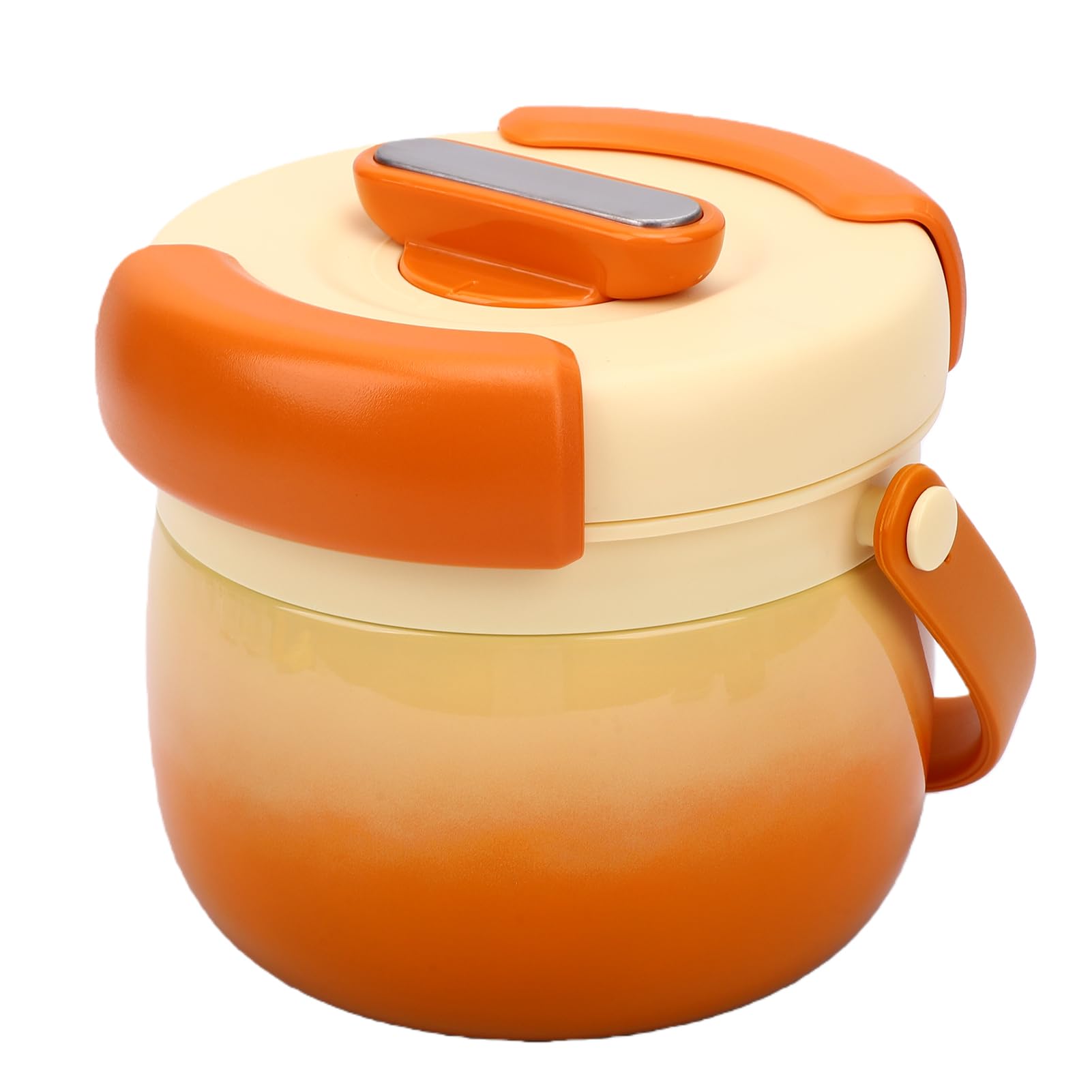 ASHATA 1.2L Isolierglas Lebensmittelbehälter, 304 Edelstahl, für Unterwegs