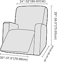 Vista 3 de Protector de Sofá,Fundas Reclinables Sloud,Funda para Silla Reclinable,Funda Reclinable,Protector de Muebles,Fondo Elástico,Funda Reclinable
