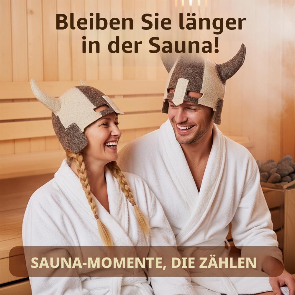 SHSH trade group Banya-Hut aus Wolle für Herren – Wikinger Saunahut Filz – russische Wolle Banya Hut Saunahüte