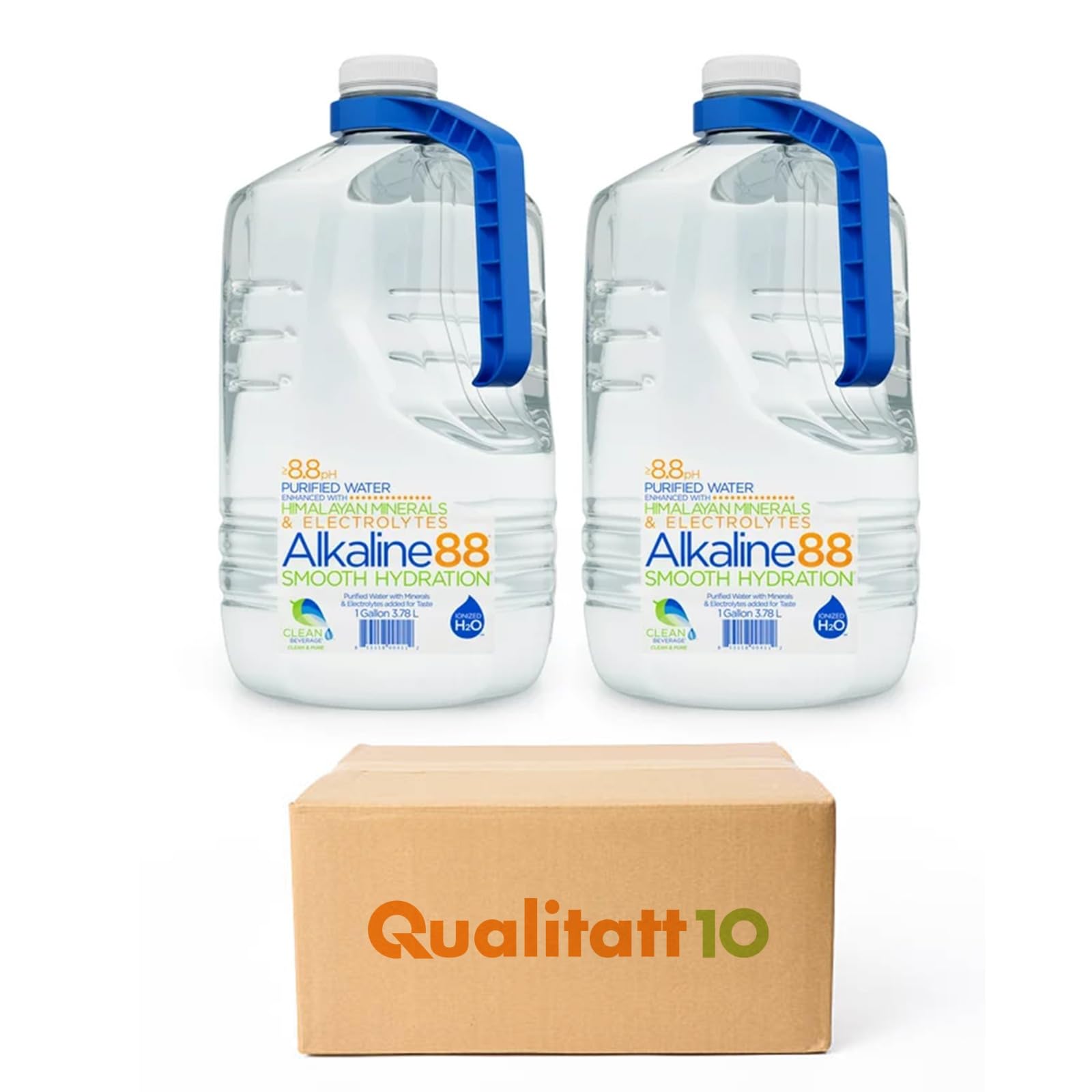Alkaline88 One Gallon 2 Pack Purified Lonized Water With Himalayan Minerals & Electrolytes by QUALITATT 10