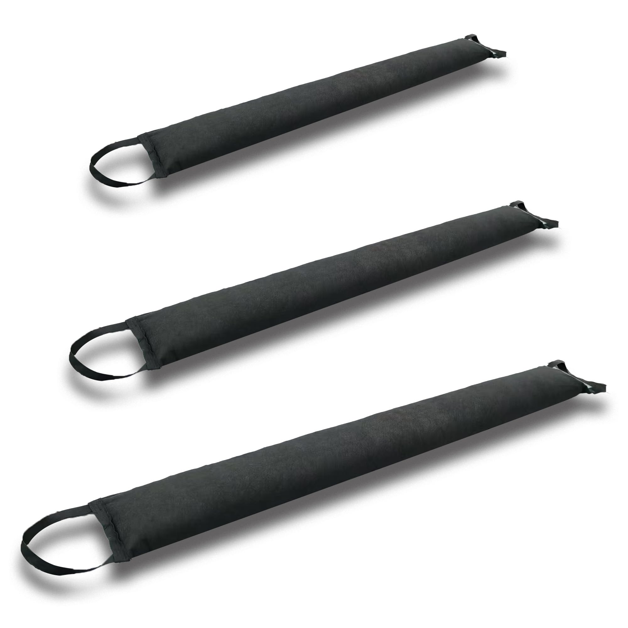 Self-Absorbing Reusable Flood Bags with Handles - Evenly Distributed Absorbents, Multiple Lengths - Home/Garage/Commercial Protection (7ft (Pack of 2)