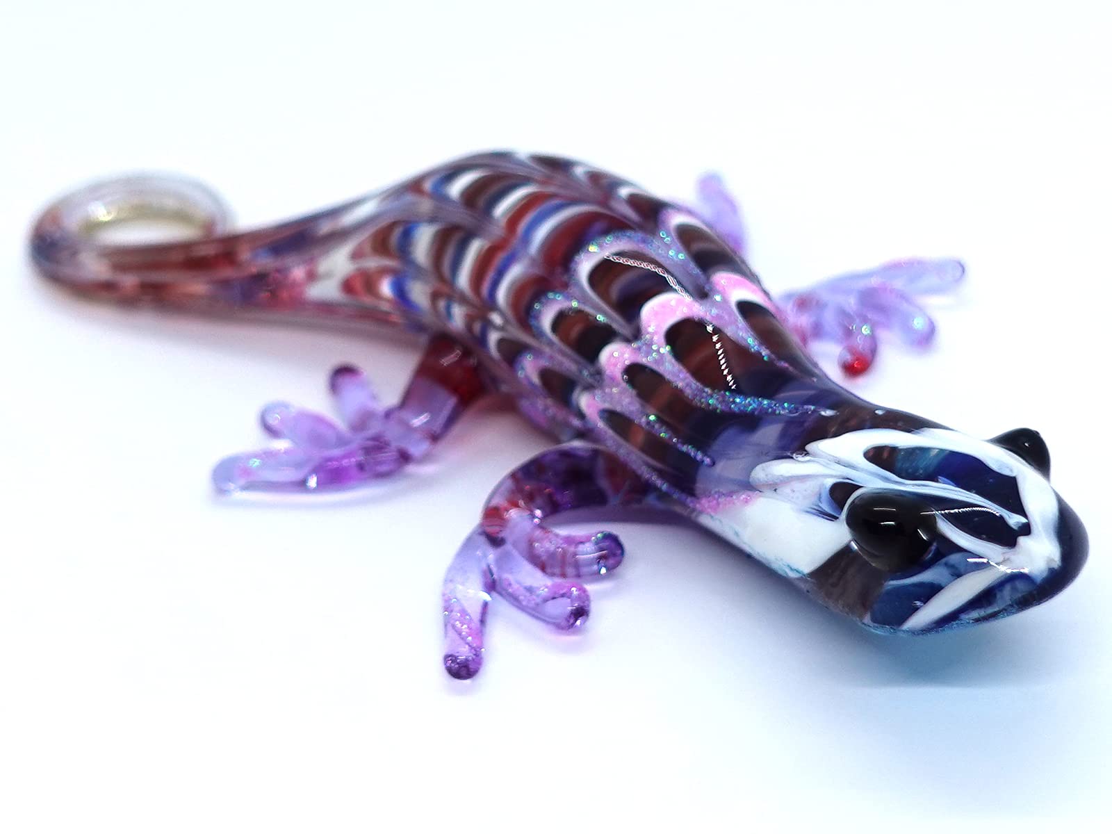 Amazon.co.jp: Sansukjai ヤモリ/トカゲの置物 動物 ハンドペイント