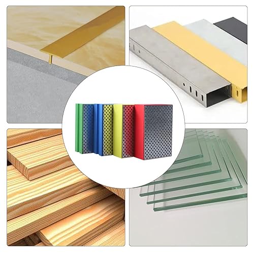 Miniatura 4 de 4 almohadillas de pulido a mano de diamante para molienda de vidrio de baldosas de cerámica, bloques de lijado de pulido 60#, 100#, 200#, 400#(como