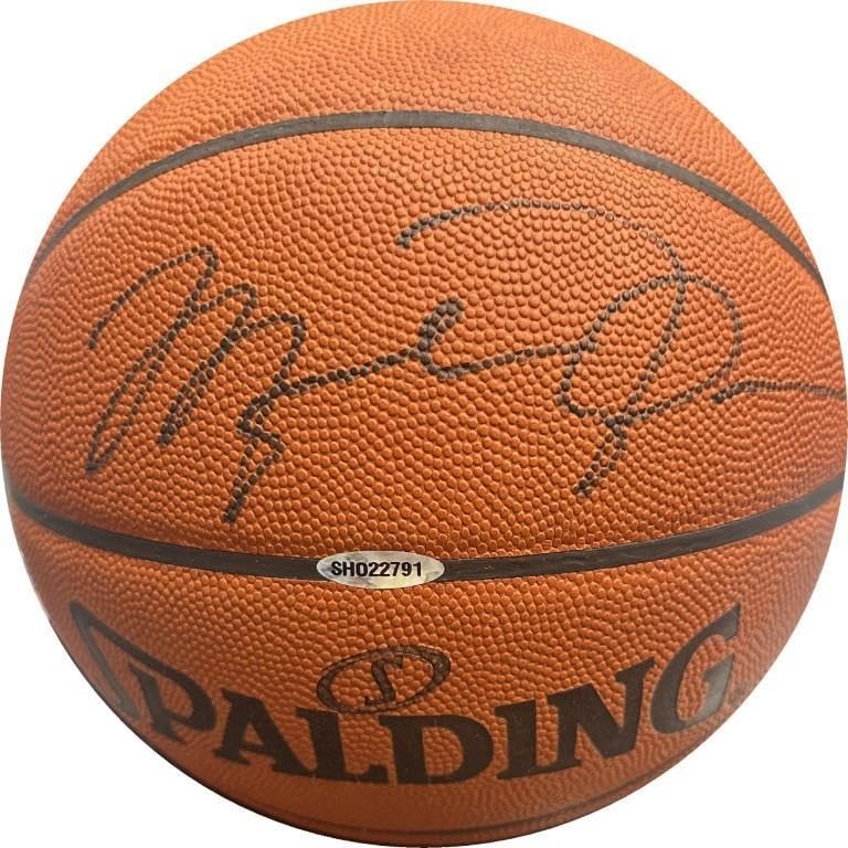 Michael Jordan Signed Auto Basketball Official NBA Game Ball Spalding UDA w/JSA - Autographed Basketballs