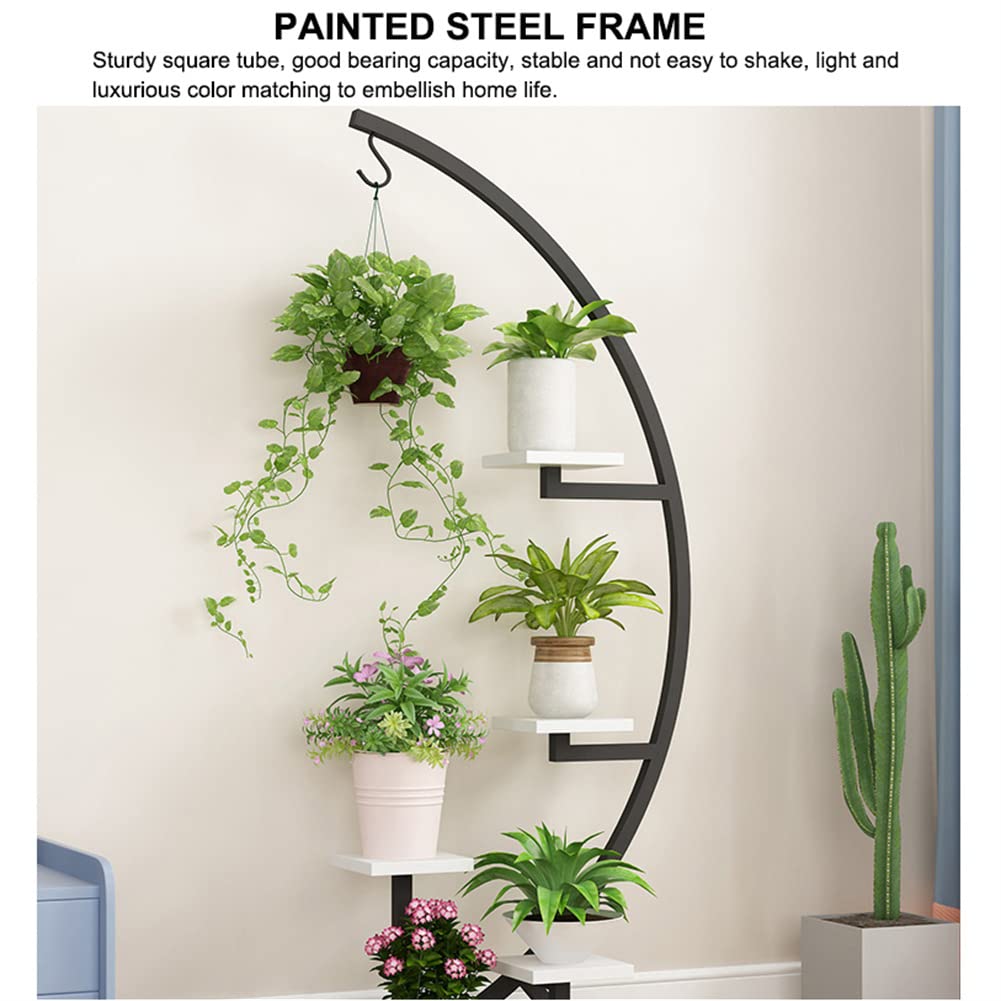 Amazon.co.jp: フラワースタンド5段金属製植物スタンド、シンプルで