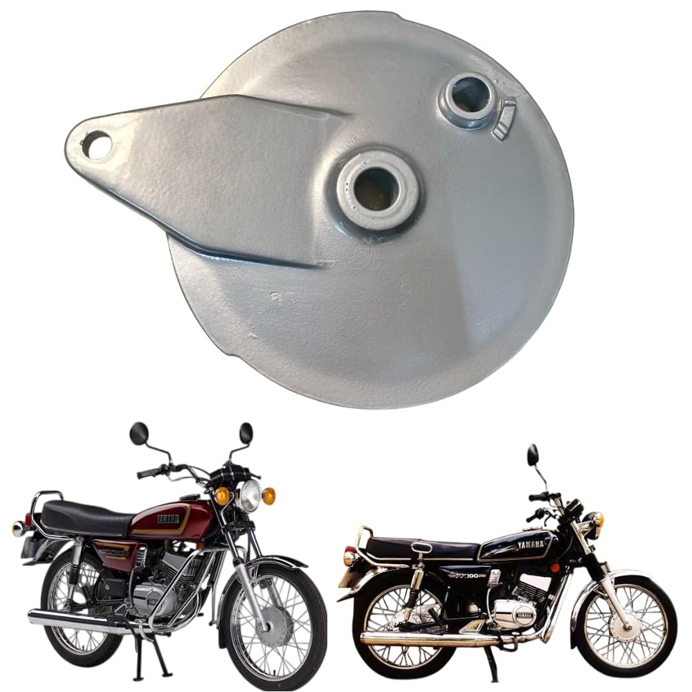 Road Religion Heavy-Duty Rear Brake Shoe Plate Compatible with Yamaha RX100/RX135 - Heavy Duty Construction-picture-16