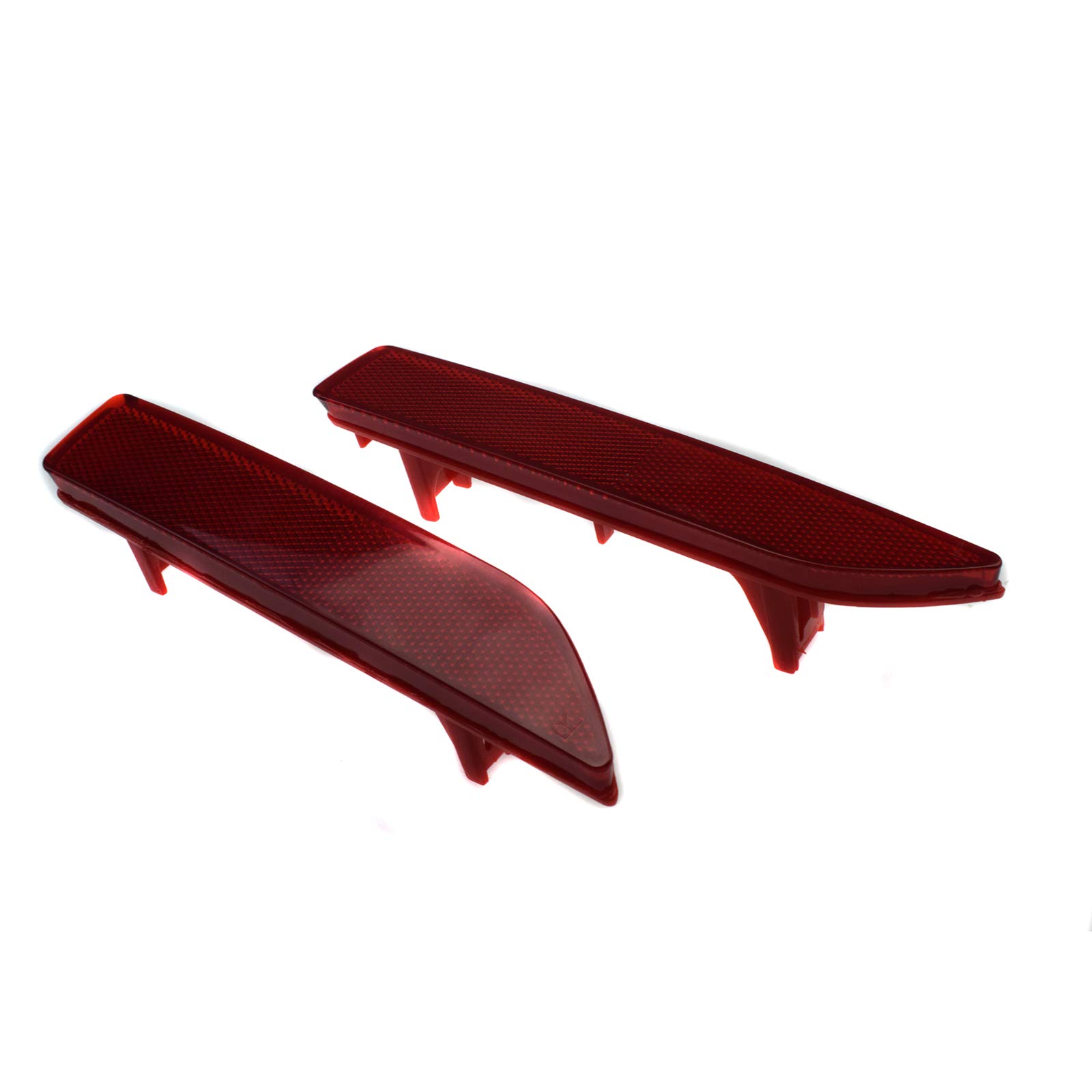 ApplianPar 2-Pack Rear Bumper Reflectors - Replacement For Honda CR-V, Fit, Insight & Acura TSX