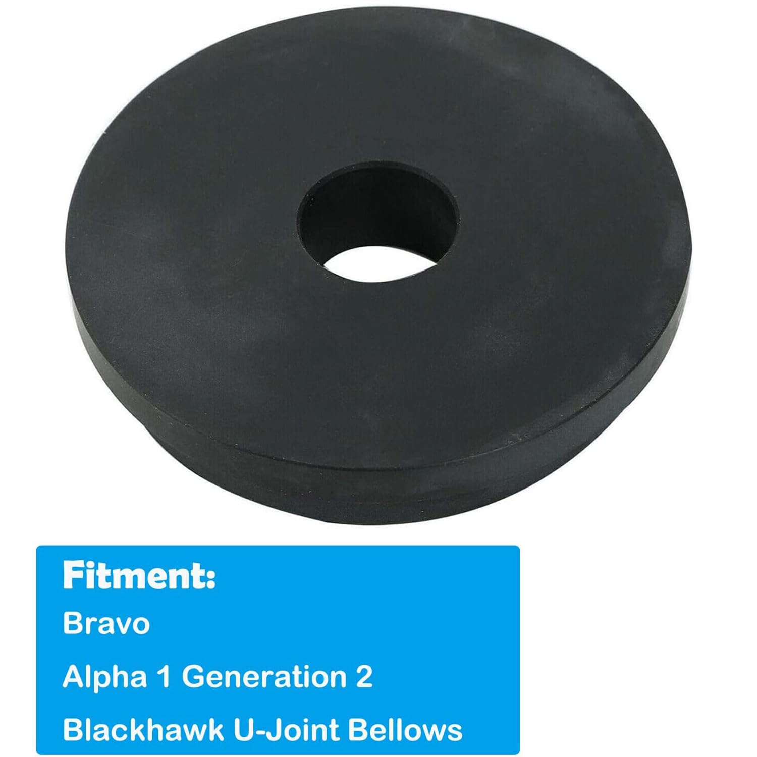 Bellow 818162 Outil d'installation d'anneau pour Mercury MerCruiser Bravo Alpha One Gen 2 Blackhawk modèles Remplace Mercury Mariner 91-818162 43577 Sierra 18-9870 Mallory 79821