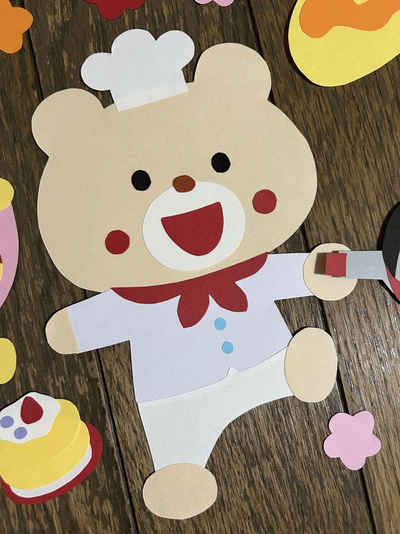 Amazon.co.jp: 壁面飾り 春 クマのコックさん : ホーム＆キッチン