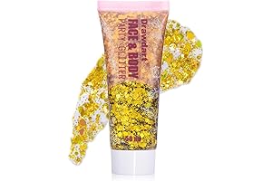 KariZma Holographic 24K Gold Glitter Gel for Shimmering Beauty