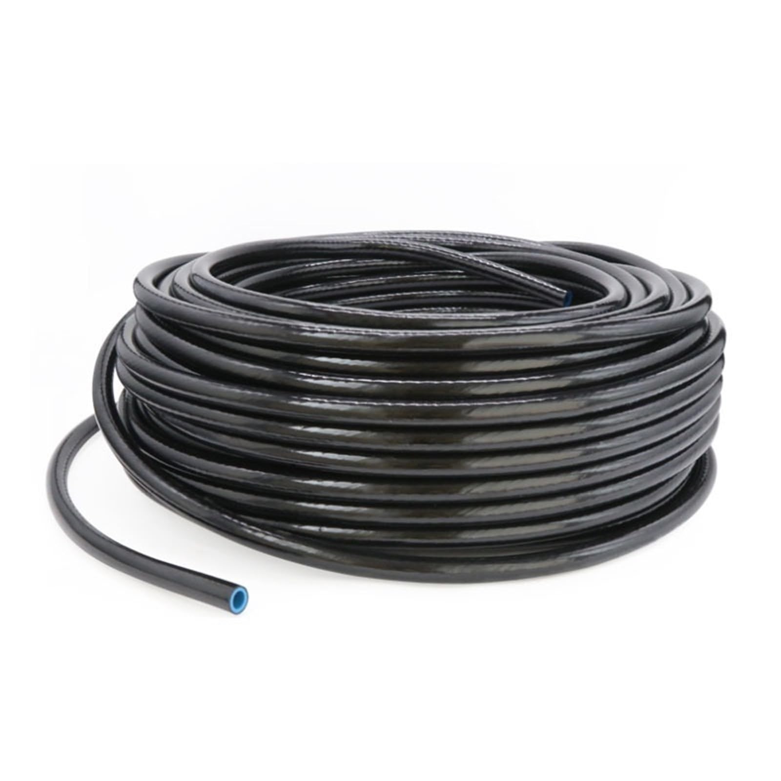 Sybnikolf Blue Core(1Meter) Silicone Rubber Tube Plastic Pipe Air Hose Black Smooth Fuel Tubing Petrol Oil Line Id 6Mm(,Id 16Mm)