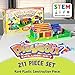 Playstix Construction Toy Building Blocks Set 211 Piece STEM Kit