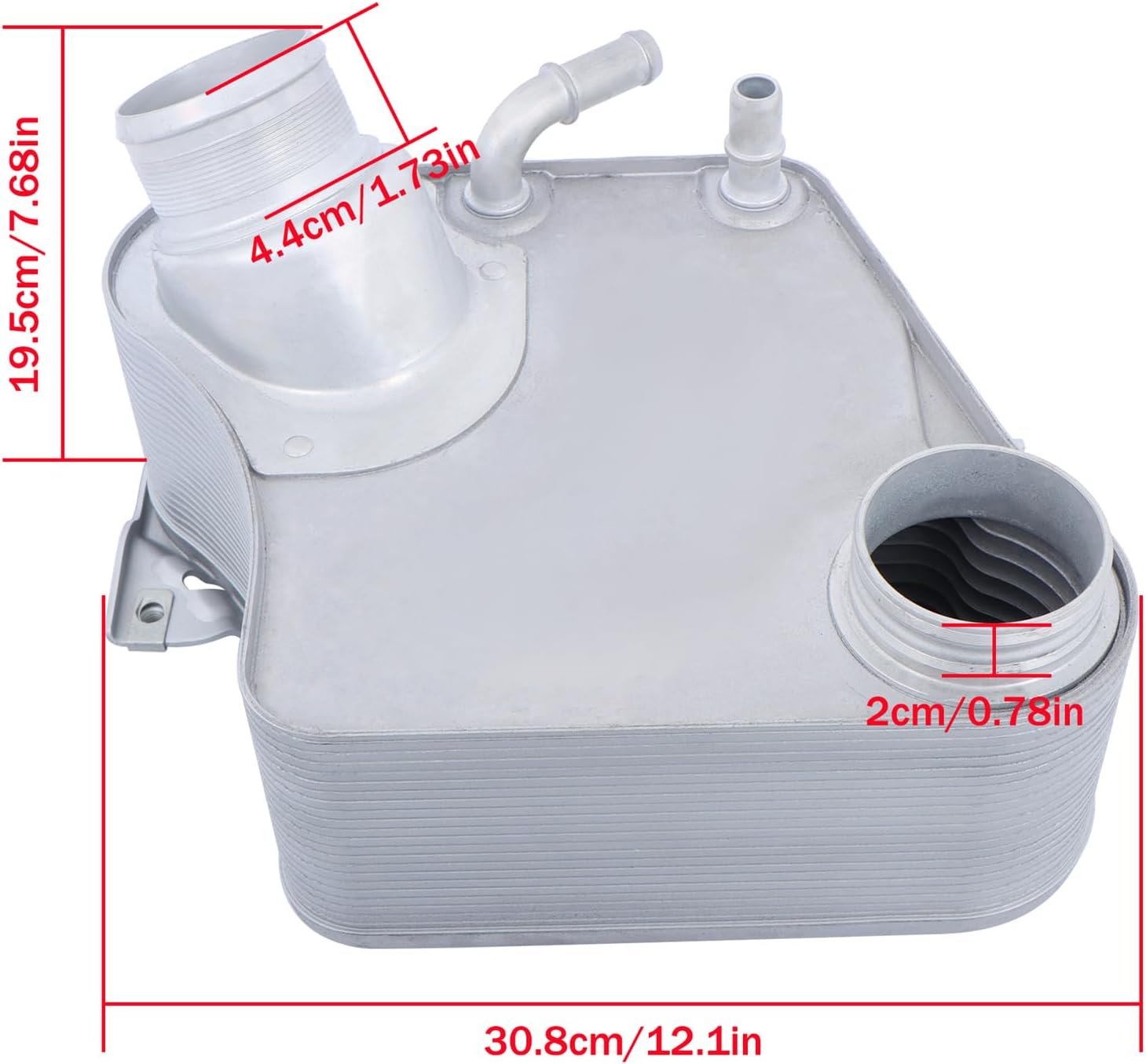 GXYWADY Intercooler Charge Air Cooler Replacement for BC3Z6K775B Replacement for 2011-2016 F-250 F-350 Super Duty