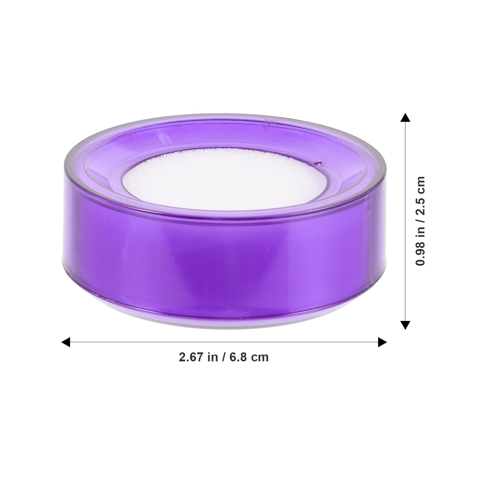 6Pcs Finger Wet Sponge Fingertip Moistener for Better Grip Counting Papers Bills Documents Random Color, 15.6x6.8cm - Image 2