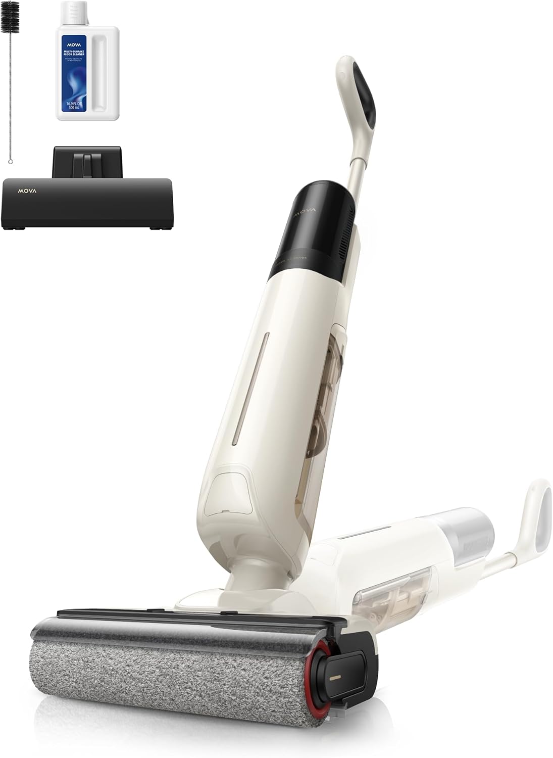 MOVA K30 SE Wet Dry Vacuum Cleaner, 180° Lie-Flat Reach Smart Vacuum Mop, 0 in Dual-Edge Cleaning, one-press self-cleaning, Lightweight, Powerful 18000Pa Suction Floor Cleaner for Hard Floors Pet Hair MOVA K30 SE Wet Dry Vacuum Cleaner, 180° Lie-Flat Reach Smart Vacuum Mop, 0 in Dual-Edge Cleaning, one-press self-cleaning, Lightweight, Powerful 18000Pa Suction Floor Cleaner for Hard Floors Pet Hair