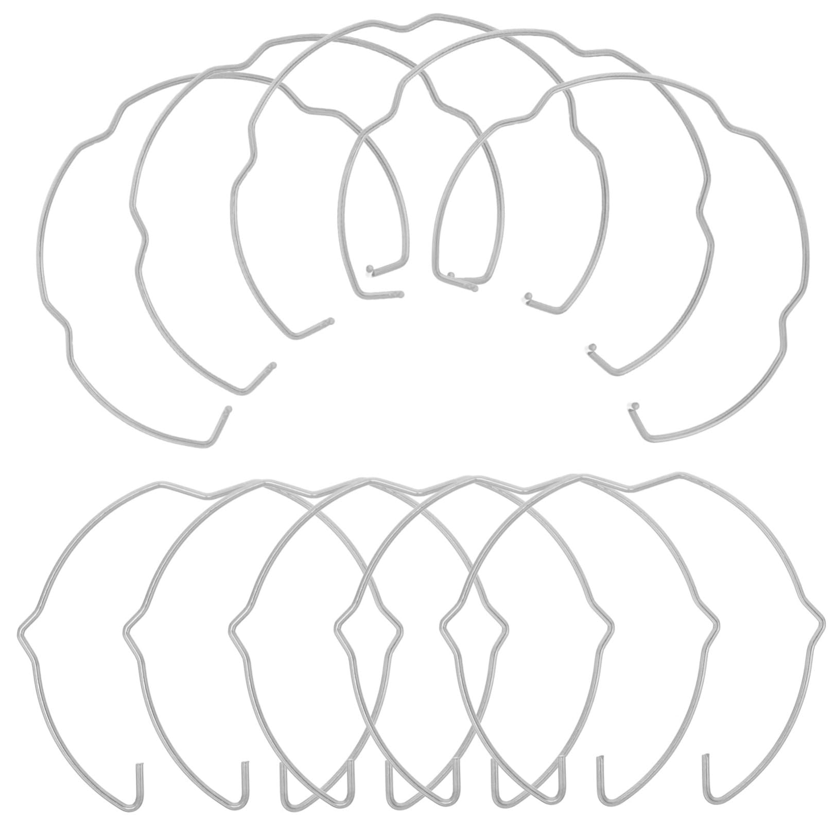 WOONEKY Spotlight Fixing Buckle Set of 10 Light Clips Lamp Clamp Easy Install Round Retaining Clip