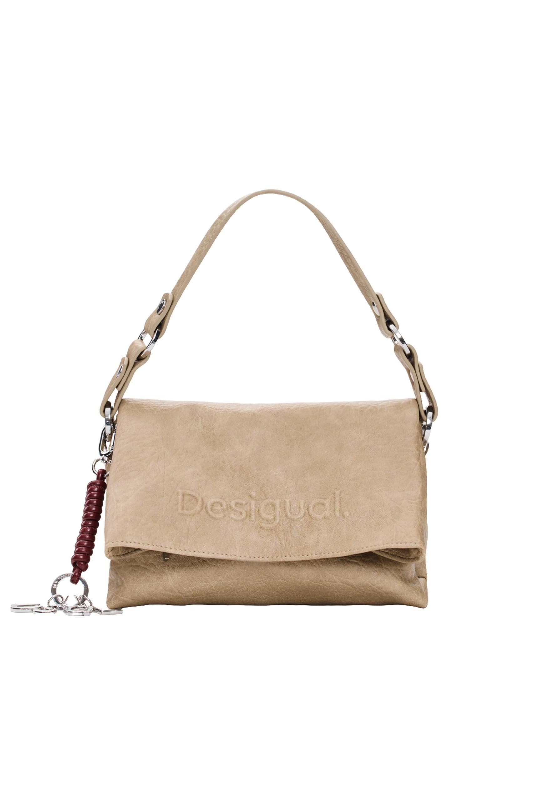 Desigual Damen Bag_half Logo Zubehör PU Einkaufstasche (1er Pack)