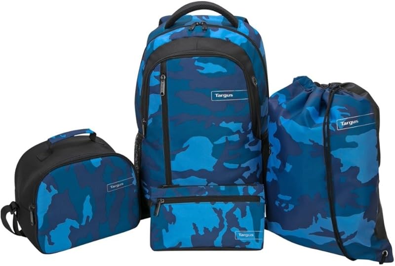 Kit Camo Mochila + Estojo + Bolsa Térmica + Sacochila BUS89102 Azul, Targus, BUS89102 em oferta na Shopee Kit Camo Mochila + Estojo + Bolsa Térmica + Sacochila BUS89102 Azul, Targus, BUS89102 em oferta na Shopee