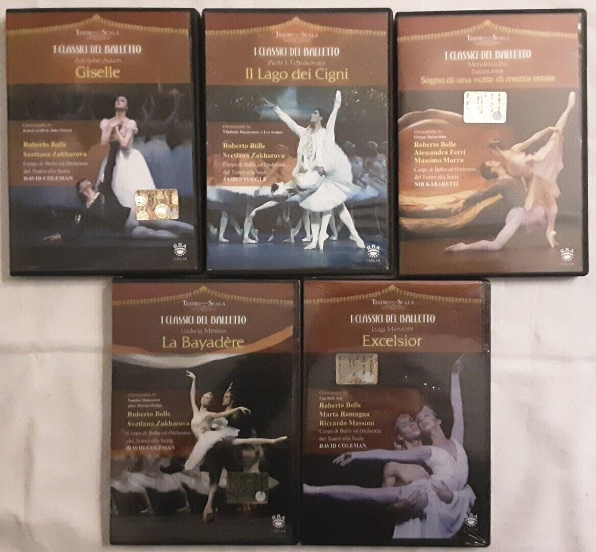 Roberto Bolle alla Scala - I Classici del Balletto 5 DVD
