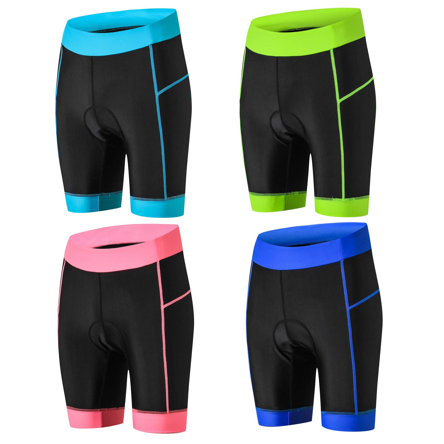 Weimostar Cycling Shorts Women Bike Shorts Gel Padded MTB Bicycle Mountain Road Racing Tights Pants Summer Riding Cycle Bottom Green M