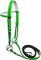 simhoa Rédea de cavalo com corda de chumbo, equipamento equestre, cabresto de corda para aula de adestramento e trilha