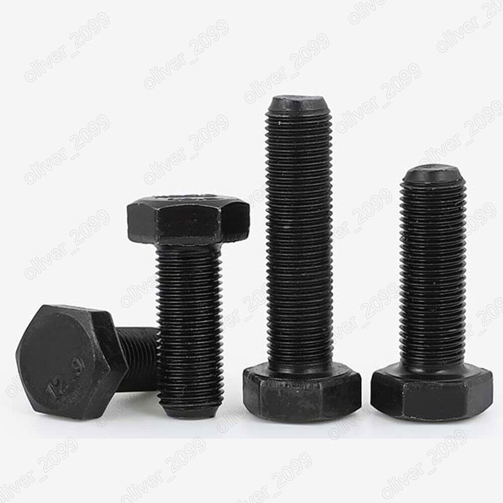 Pernos hexagonales de Acero Tornillos de Cabeza Hexagonal(M10x1.25x25mm)