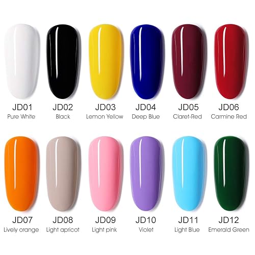Miniatura 3 de Esmalte de uñas VENALISA en gel, de 15ml, color blanco puro, esmalte de uñas en gel que se absorbe con LED UV, kit de salón de manicura