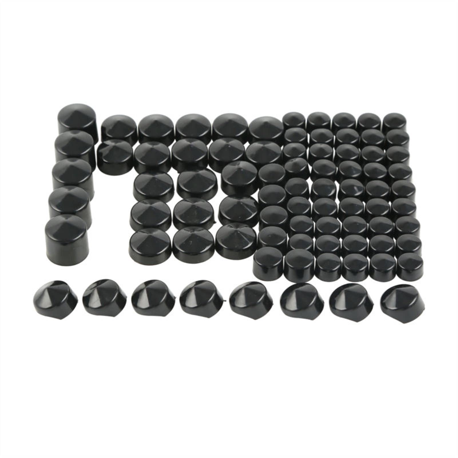 83-Piece Chrome Bolt Topper Caps For 1994-2006 Harley Twin Cam Road King FLH Models