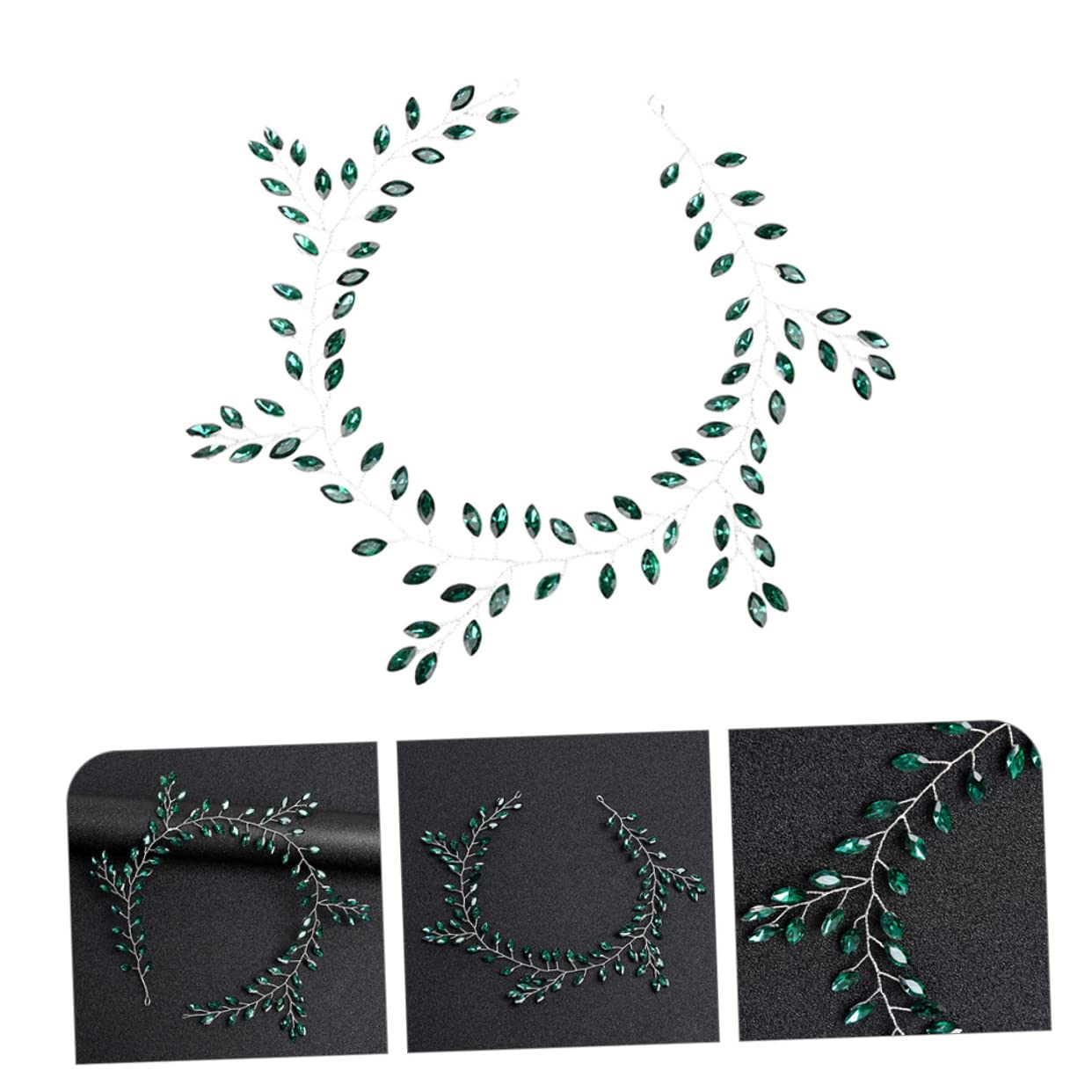 FRCOLOR 5 Stück Haarschmuck Mädchen Accessoires Haargummis Für Mädchen Braut Haarranken Kopfbedeckung Für Frauen Tiara schmuck Haarschmuck Haarbänder Hochzeit