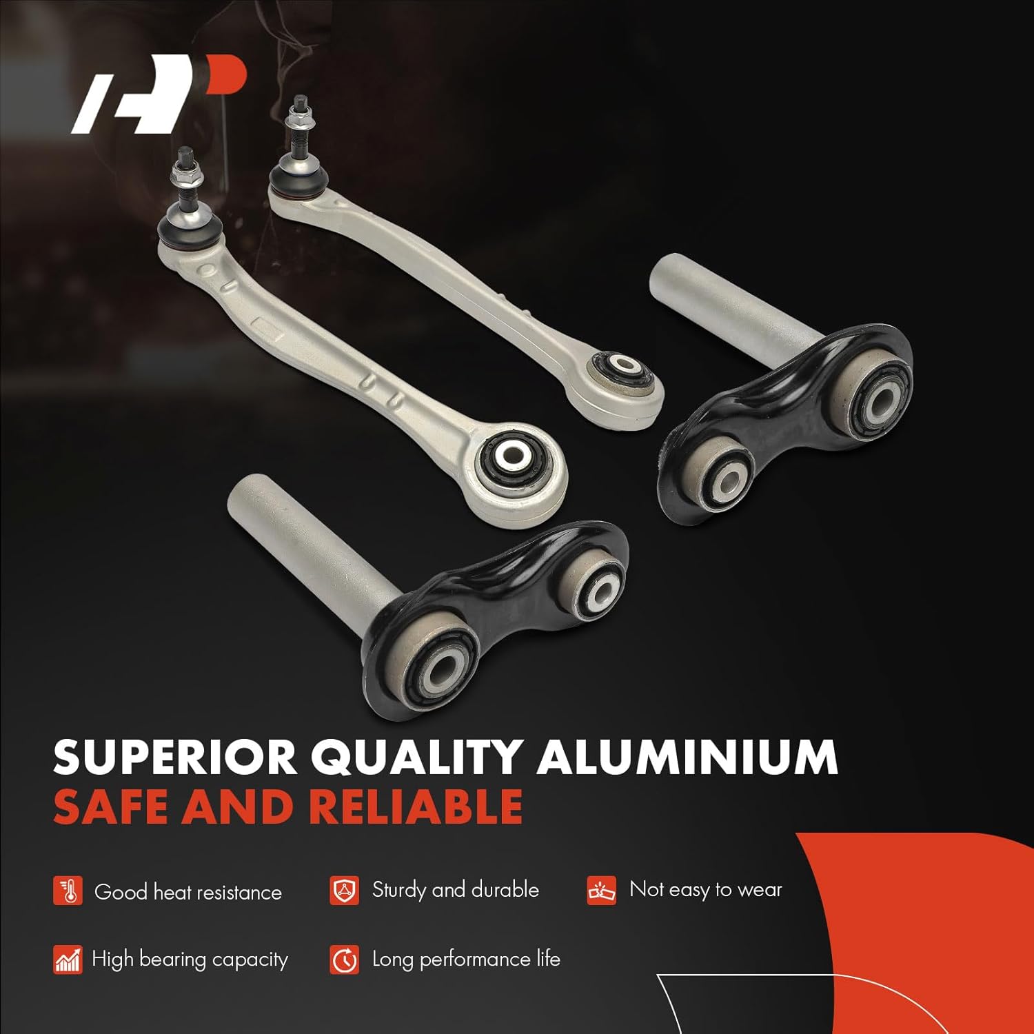 A-Premium Set of 8, Rear Control Arm, Sway Bar Link, Compatible with BMW X5 2011 2013-2018, X6 2008-2018