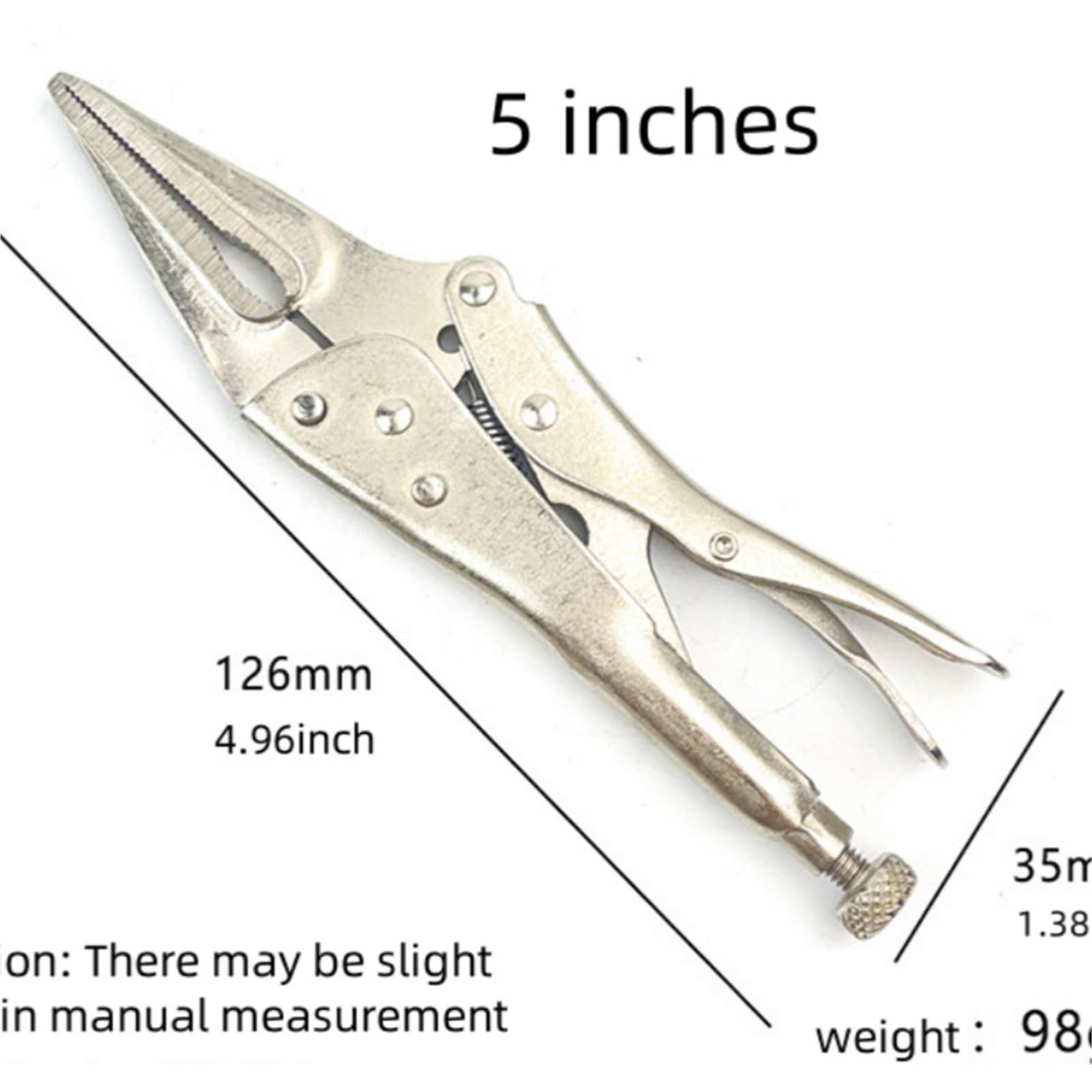 Pinze a becchi affilati, pinze potenti, pinze multifunzionali 1 pz(5 inches)